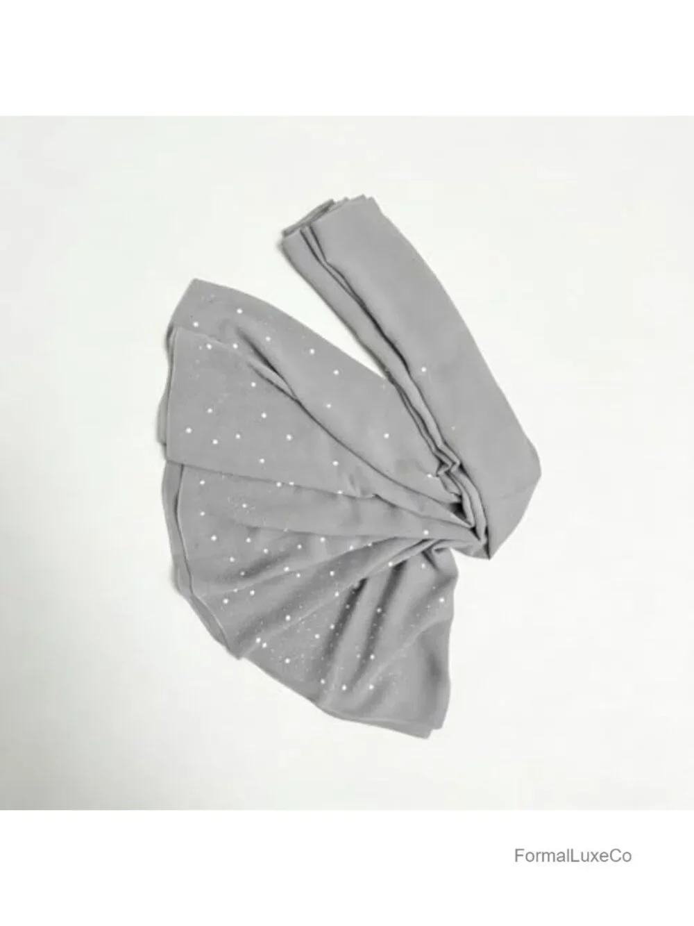 Silk-Like Chiffon Shimmer Wrap – Sheer Evening Shawl for Wedding & Prom